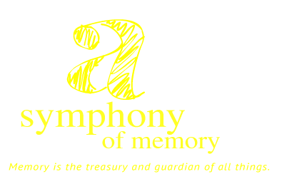 a symphony, Memory is the treasury and guardian of all things.
